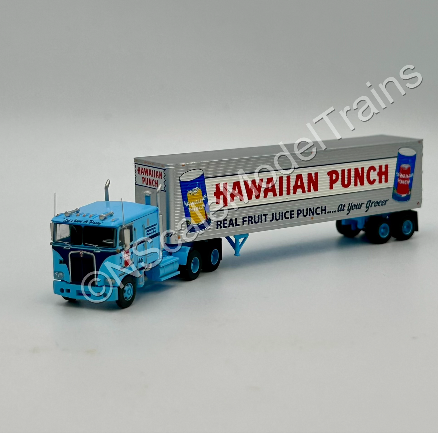 Trainworx N Scale Kenworth K100 & 40’ Trailer Hawaiian Punch
