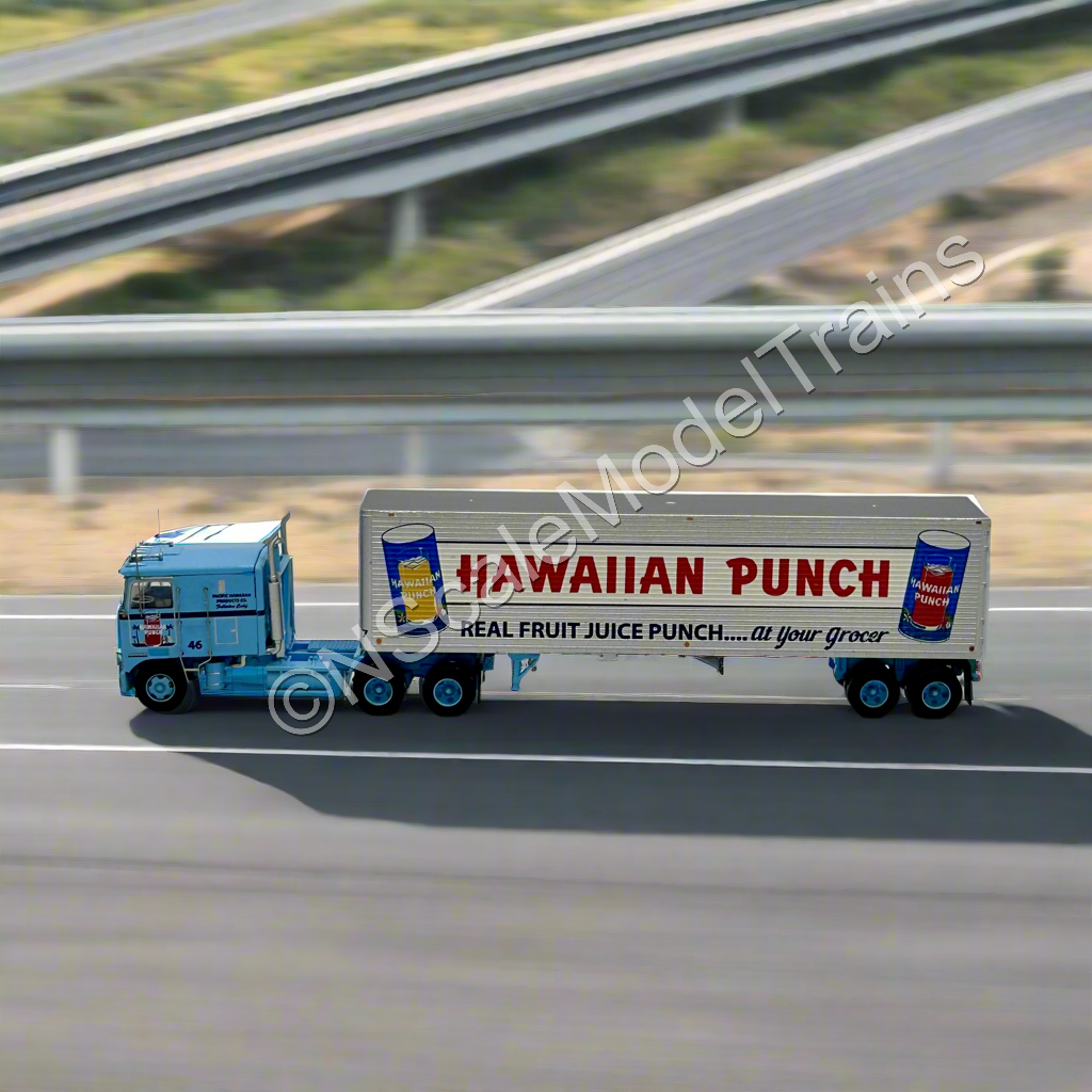 Trainworx N Scale Kenworth K100 & 40’ Trailer Hawaiian Punch