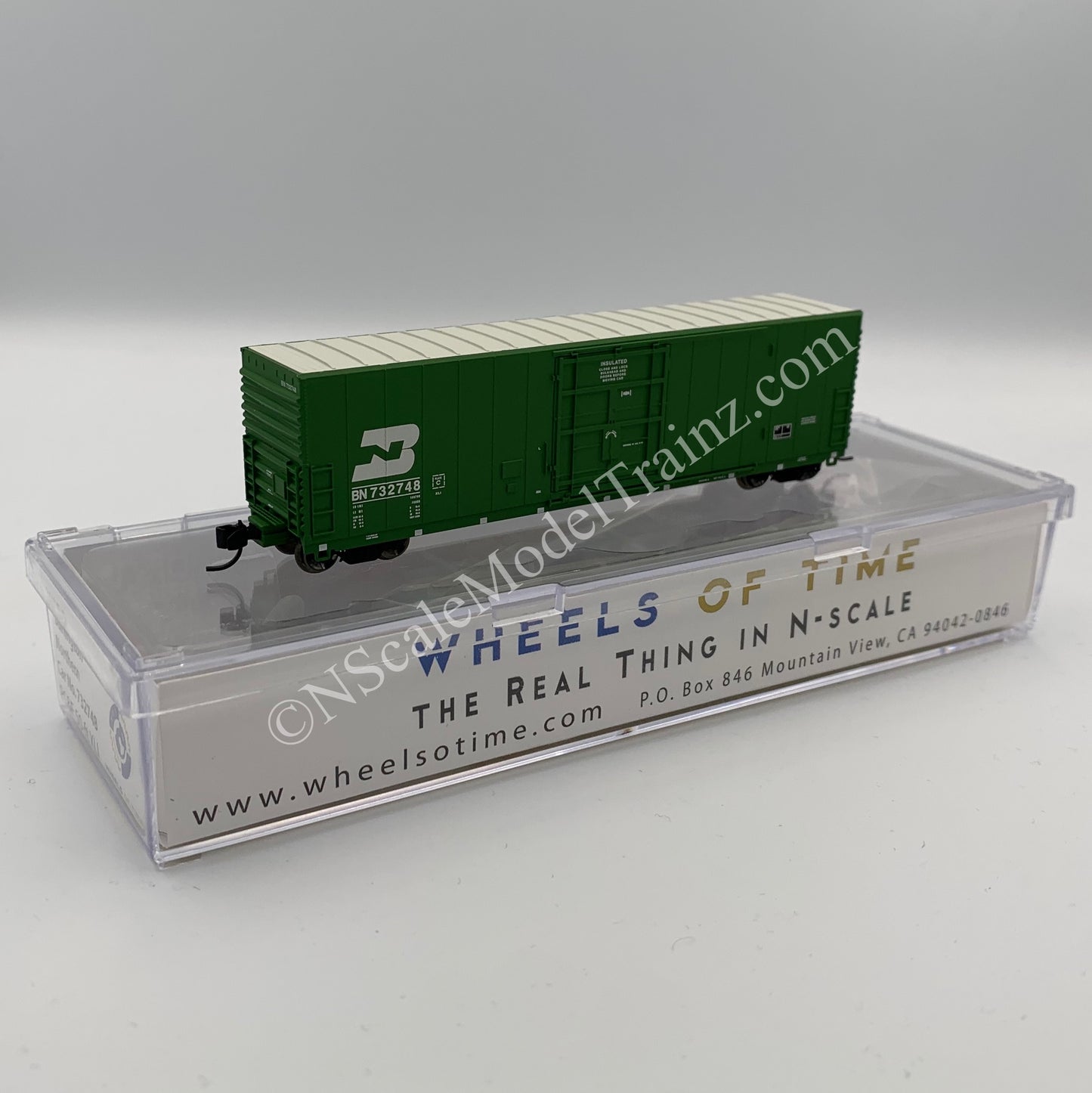 N Scale Wheels Of Time BN Box Car